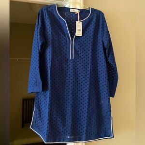 Vineyard Vines, Tunic Cover Up, Blue, Size: Medium